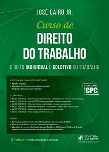 Livro Curso de direito do trabalho: Direito individual e ...