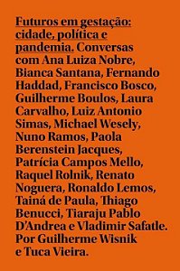 Livro Futuros em gestação: Cidade, política e pandemia