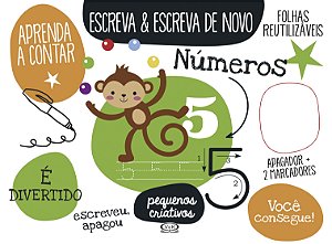 Livro Escreva & Escreva De Novo - Números