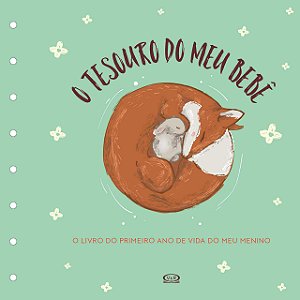 Livro Tesouro do meu bebê: o livro de recordações (capa verde)