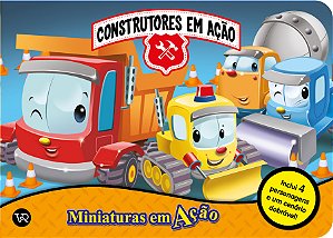 Livro Miniaturas Em Ação - Construtores Em Ação