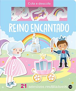 Livro Cola E Descola - Reino Encantado