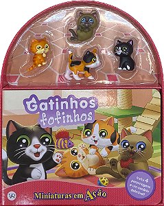 Livro Miniaturas em ação - Gatinhos fofinhos (Volume 11)
