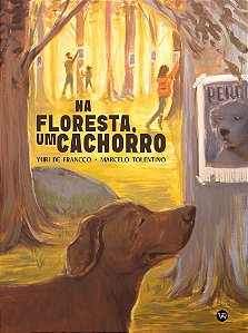 Livro Na floresta, um cachorro