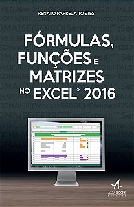 Livro Fórmulas, funções e matrizes no Excel 2016