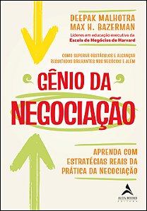 Livro Gênio da negociação: como superar obstáculos e alca...