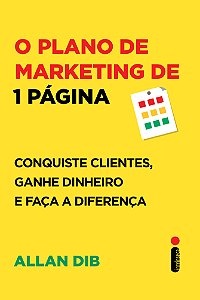 Livro O Plano De Marketing De 1 Página - Conquiste Client...