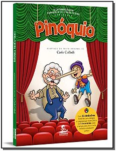 Livro Pinóquio - Livro-Teatro com Dedoches e Cenários