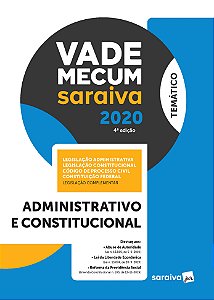 Livro Vade mecum Saraiva 2020: administrativo e constituc...