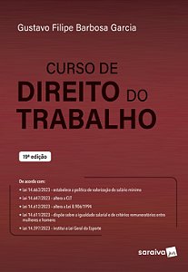 Livro Curso de direito do trabalho