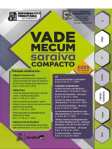 Livro Vade Mecum Saraiva Compacto - 31ª Edição 2025