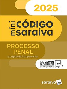 Livro Minicódigo de Processo Penal - 31ª Edição 2025
