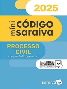 Livro Minicódigo de Processo Civil - 29ª Edição 2025