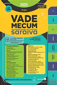 Livro Vade Mecum Saraiva Tradicional - 39ª Edição 2025