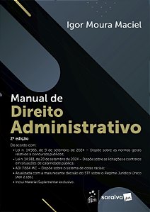 Livro Manual de Direito Administrativo - 2ª Edição 2025