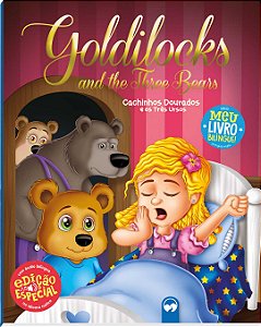 Livro Goldilocks and the three bears / cachinhos dourados...