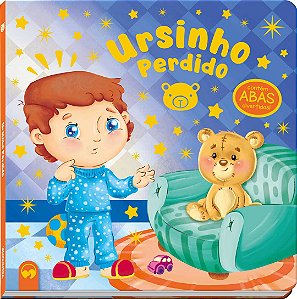 Livro Ursinho perdido: abas divertidas