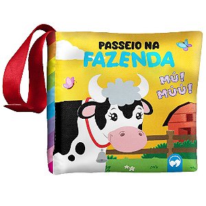 Livro BEBÊ FELIZ - PASSEIO NA FAZENDA: LIVRO DE PANO INFA...