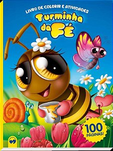 Livro Turminha da fé: 100 páginas para colorir e atividad...
