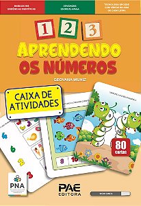 Livro 123 aprendendo os números - caixa de atividades: ca...