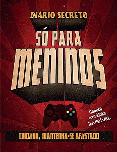 Livro Diário secreto - só para meninos videogame: com can...