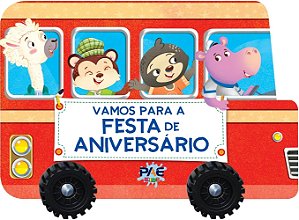 Livro Vamos para a festa de aniversário