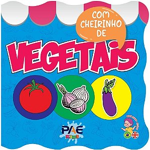 Livro Livro de banho com cheirinho - Vegetais
