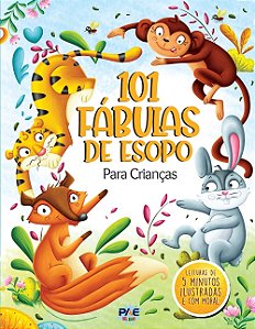 Livro 101 fábulas de Esopo para crianças