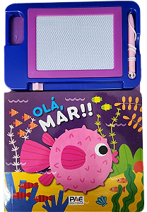 Livro Olá, mar!!: Lousa mágica