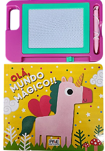 Livro Olá, mundo mágico!!: Lousa mágica