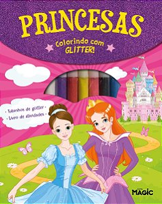 Livro Princesas - Colorindo Com Glitter