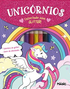 Livro Unicórnios - Colorindo Com Glitter