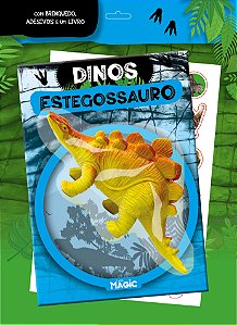 Livro Dinos - Estegossauro - Com Brinquedo E Adesivos