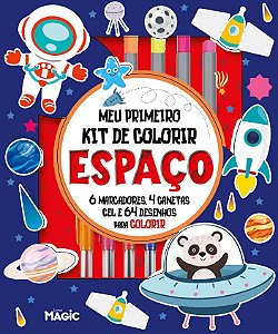 Livro Meu Primeiro Kit De Colorir - Espaço