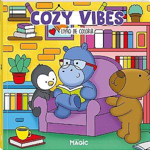 Livro Cozy Vibes - Livro De Colorir