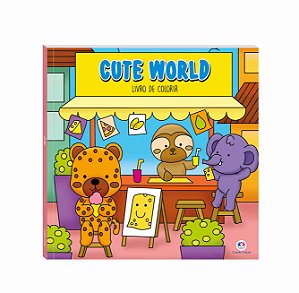Livro Cute World - Para Colorir