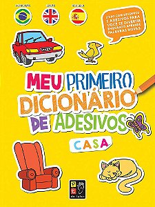 Livro Meu Primeiro Dic De Adesivos Casa