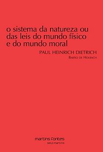 Livro O sistema da natureza ou das leis do mundo físico e do mu...