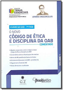 Livro O Novo Cod.Etica E Disciplina Da Oab - Vol.1