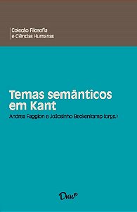 Livro Temas Semânticos Em Kant