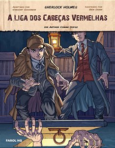 Livro A liga dos cabeças vermelhas em quadrinhos