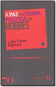 Livro A paz na teoria política de Hobbes