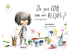 Livro De que cor são os beijos?: livro grande