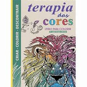 Livro Terapia Das Cores - Livro Para Colorir Antiestresse