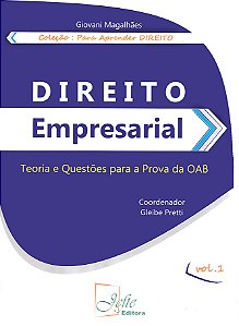 Livro Direito empresarial: teoria e questões para a prova...