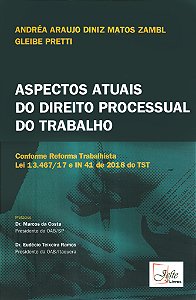 Livro Aspectos atuais do direito processual do trabalho: ...