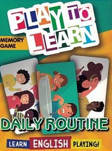 Livro Jogo Da Memória - Daily Routine