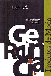 Livro Gerência De Produtos De Moda