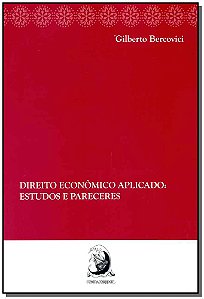 Livro Direito econômico aplicado: estudos e pareceres
