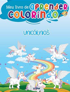 Livro Meu livrão de aprender colorindo - Unicónios